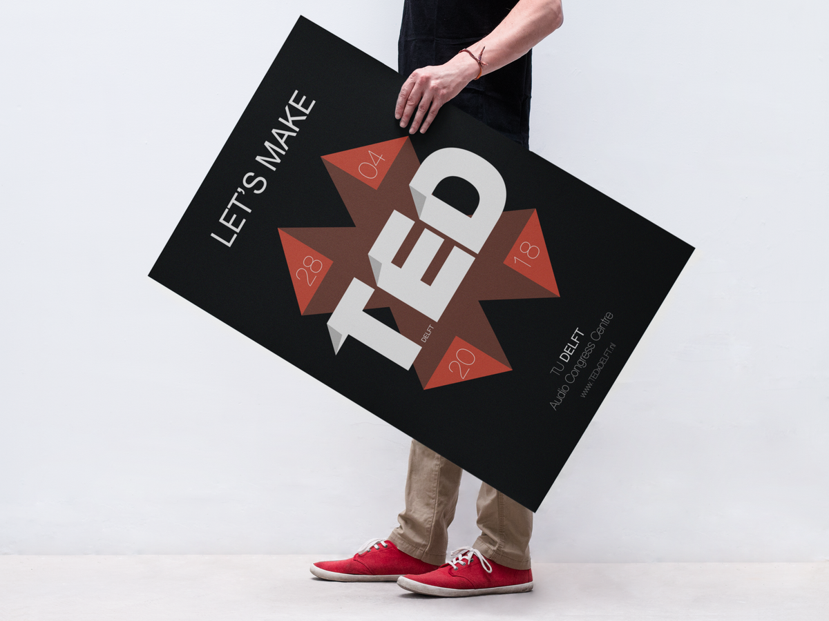 TEDx Delft Poster Design